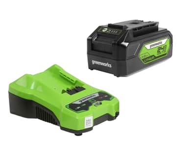 Greenworks 24V Battery & Charger 2 Piece Kit 4.0Ah — Batteries