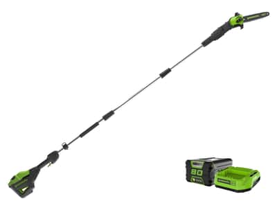 Greenworks Pro 80V Pole Saw 10" Brushless 2.0Ah Kit — Chainsaws