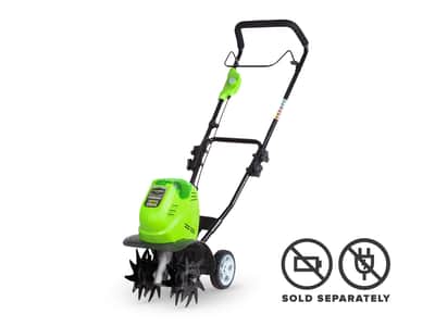 Greenworks 40V Garden Tiller Skin — Rotary Tillers