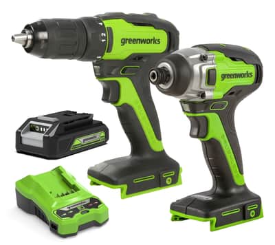 Greenworks 24V Drill Driver Combo 2.0Ah Kit — Combo Kits