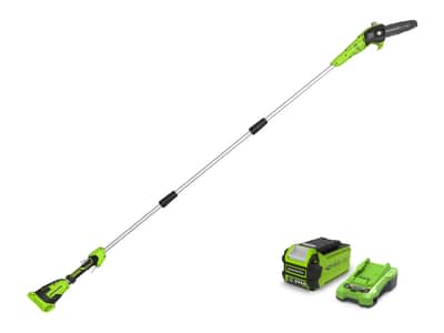 Greenworks 40V Pole Saw 8" 2.0Ah Kit — Chainsaws