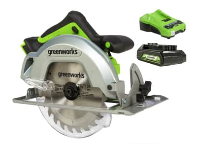 Greenworks 24V Circular Saw 185mm Brushless — Circular Saws