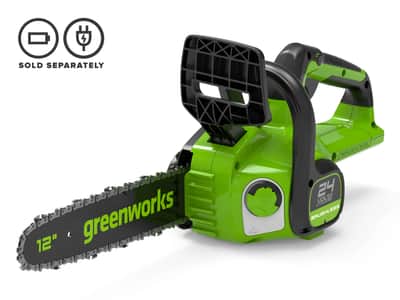 Greenworks 24V Chainsaw 12" Brushless Skin — Chainsaws