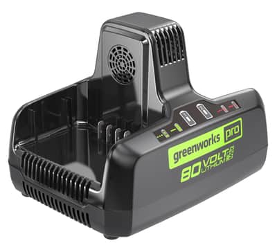 Greenworks Pro 80V Li-Ion Battery Charger Dual Port — Batteries & Chargers