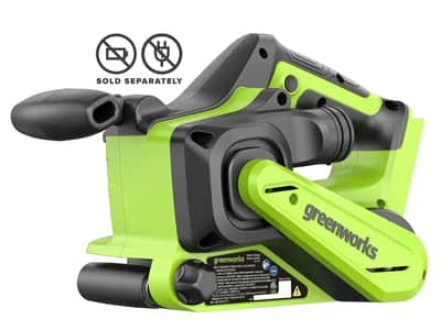 Greenworks 24V Belt Sander 76mm Brushless Skin — Sanders