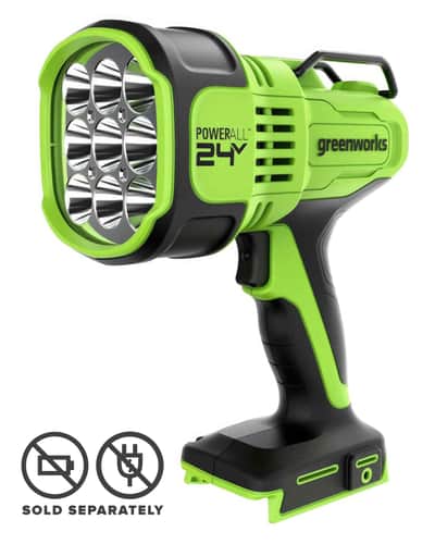Greenworks 24V Spotlight Skin — Work Lights & Torches