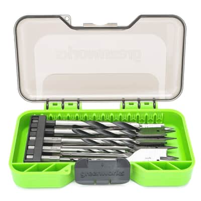 Greenworks Wood Drilling Set 11 Piece — Drill Bit Sets