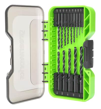 Greenworks Black Oxide Drill Bit Set 14 Piece — Drill Bit Sets