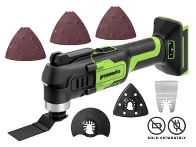 Greenworks 24V Oscillating Multi-Tool Skin — Multifunction Tools