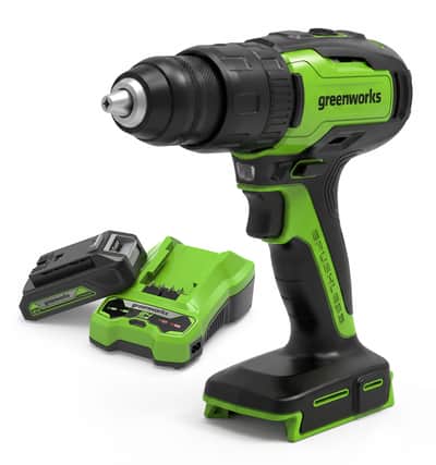 Greenworks 24V Brushless Hammer Drill 2.0Ah Kit — Drills