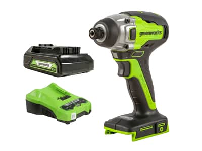 Greenworks 24V Impact Driver Brushless 2.0Ah Kit — Drills
