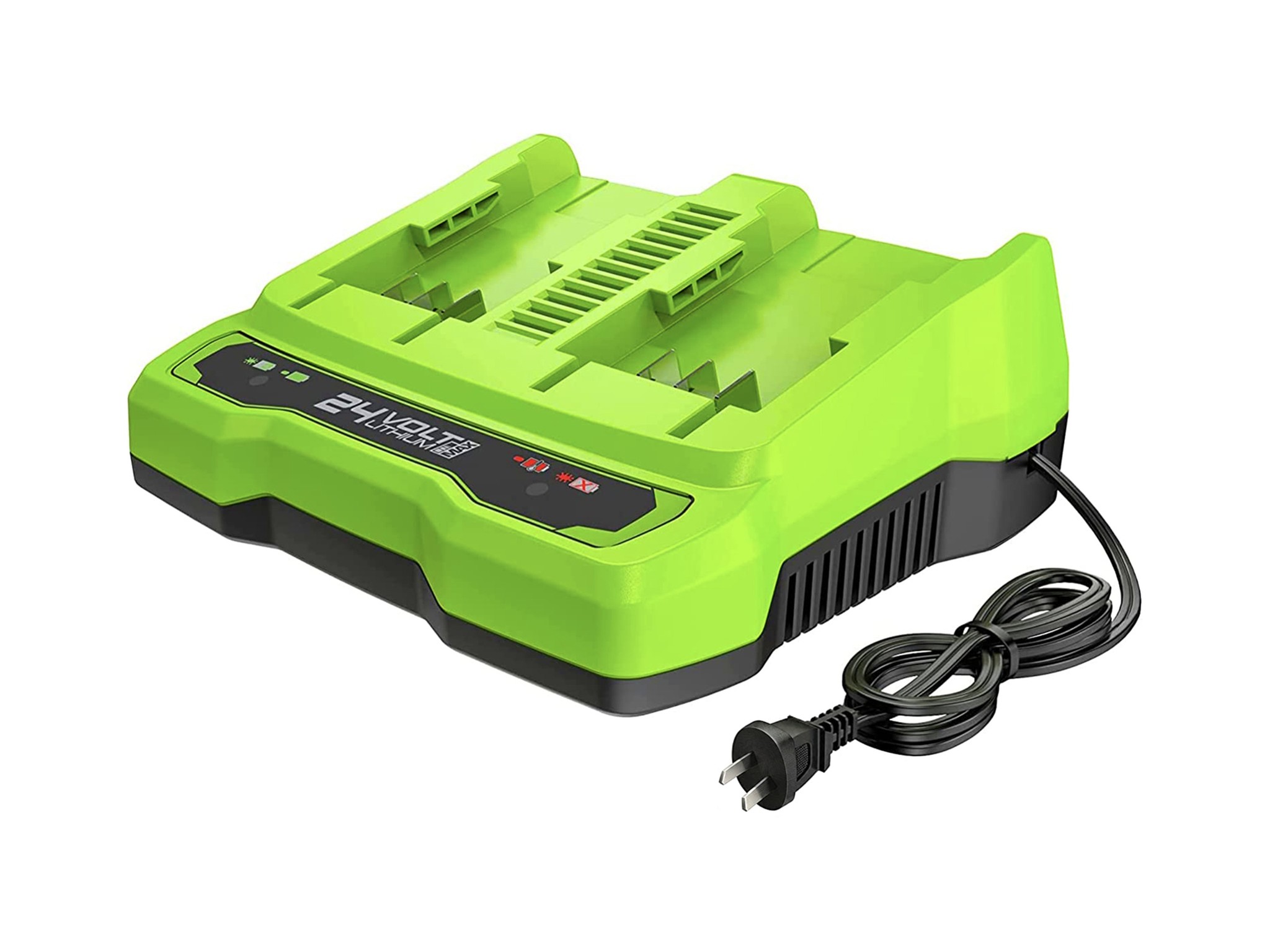 Greenworks 24V Li-Ion 4A Dual Port Fast Charger — image 1