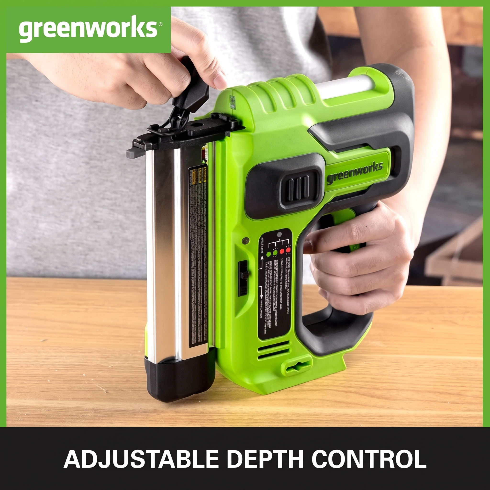 Greenworks 24V 18GA Brad Nailer Skin — image 2