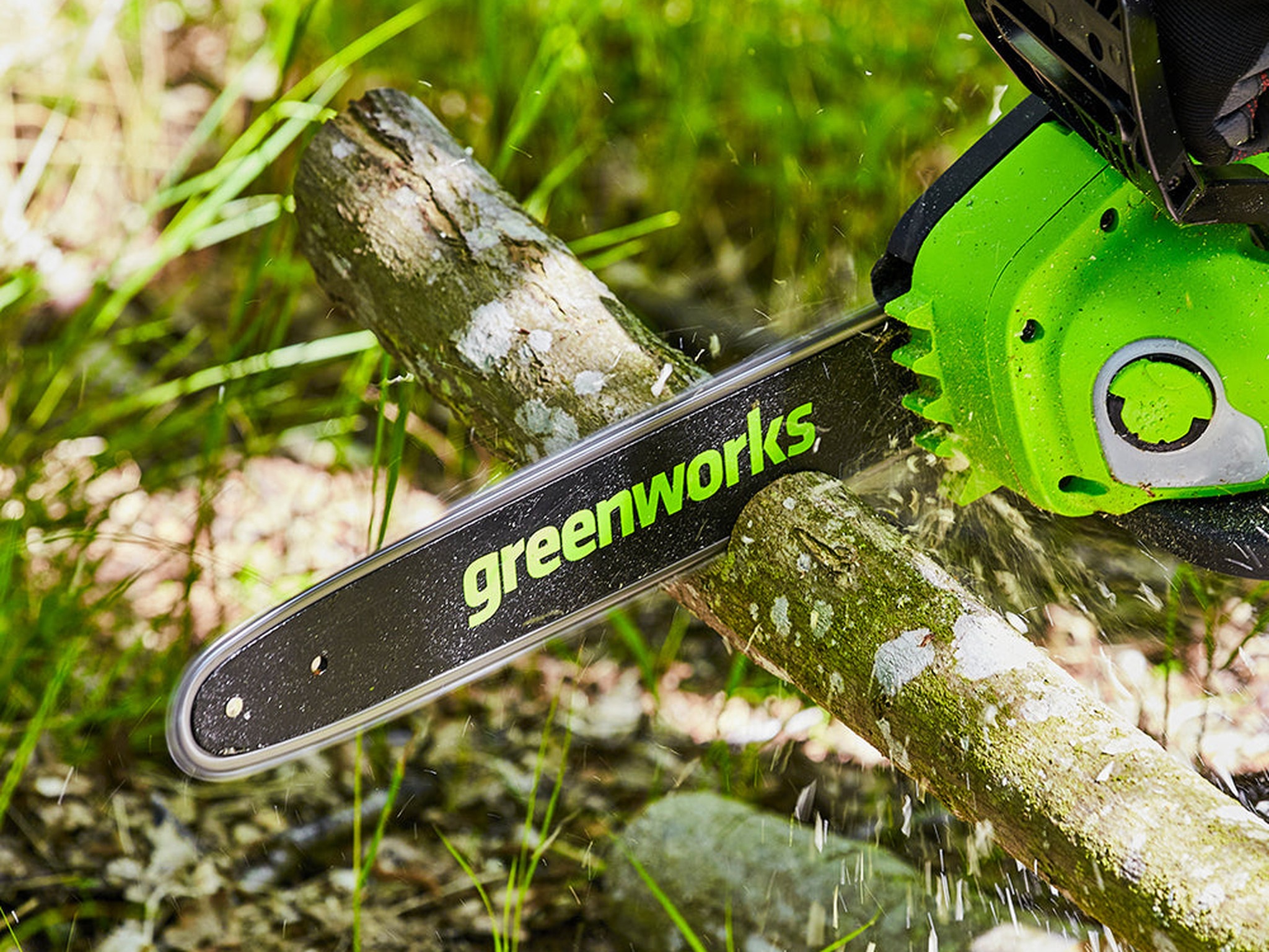Greenworks 24Vx2 Chainsaw 14" Brushless  4.0Ah Kit — image 2