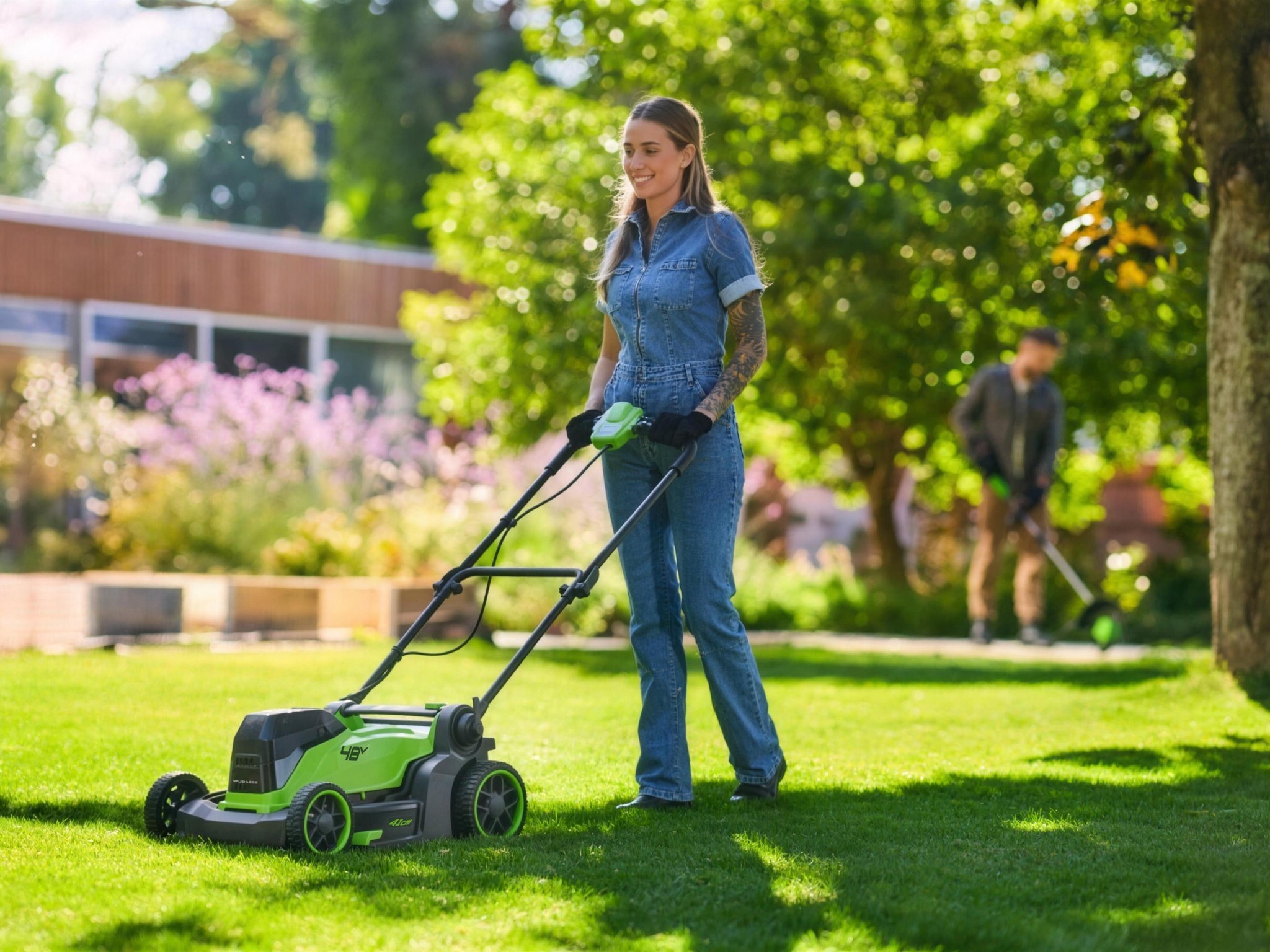 Greenworks 24Vx2 Lawn Mower 410mm Brushless Skin — image 2