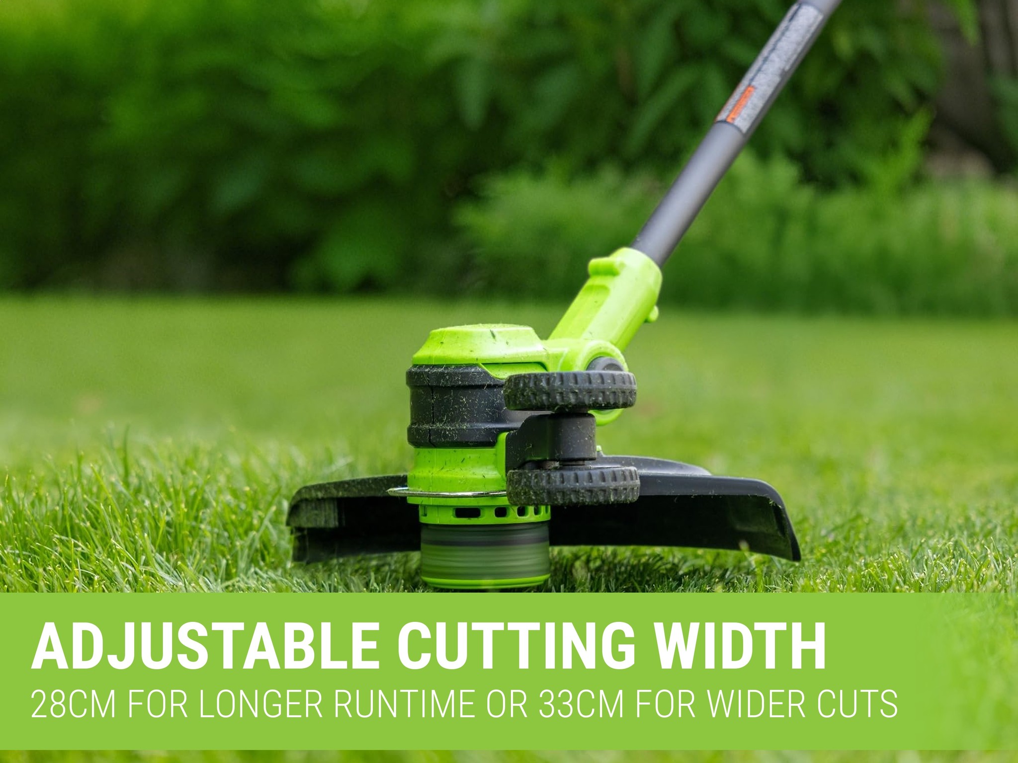 Greenworks 24V Cordless Brushcutter 330mm Brushless Skin — image 3