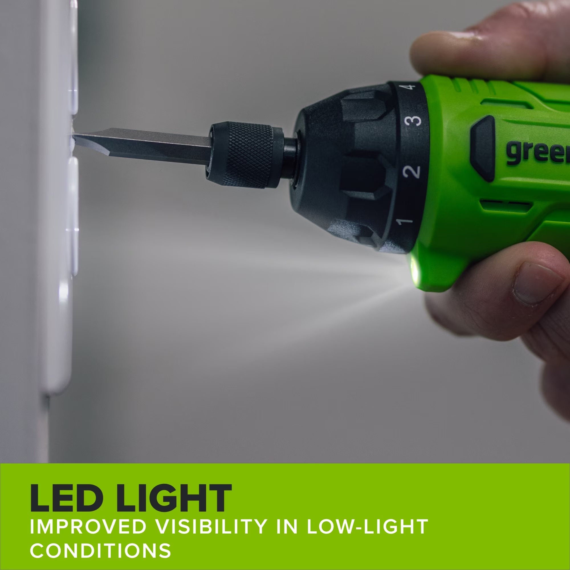 Greenworks 8V Dual-Position Screwdriver Kit — image 6