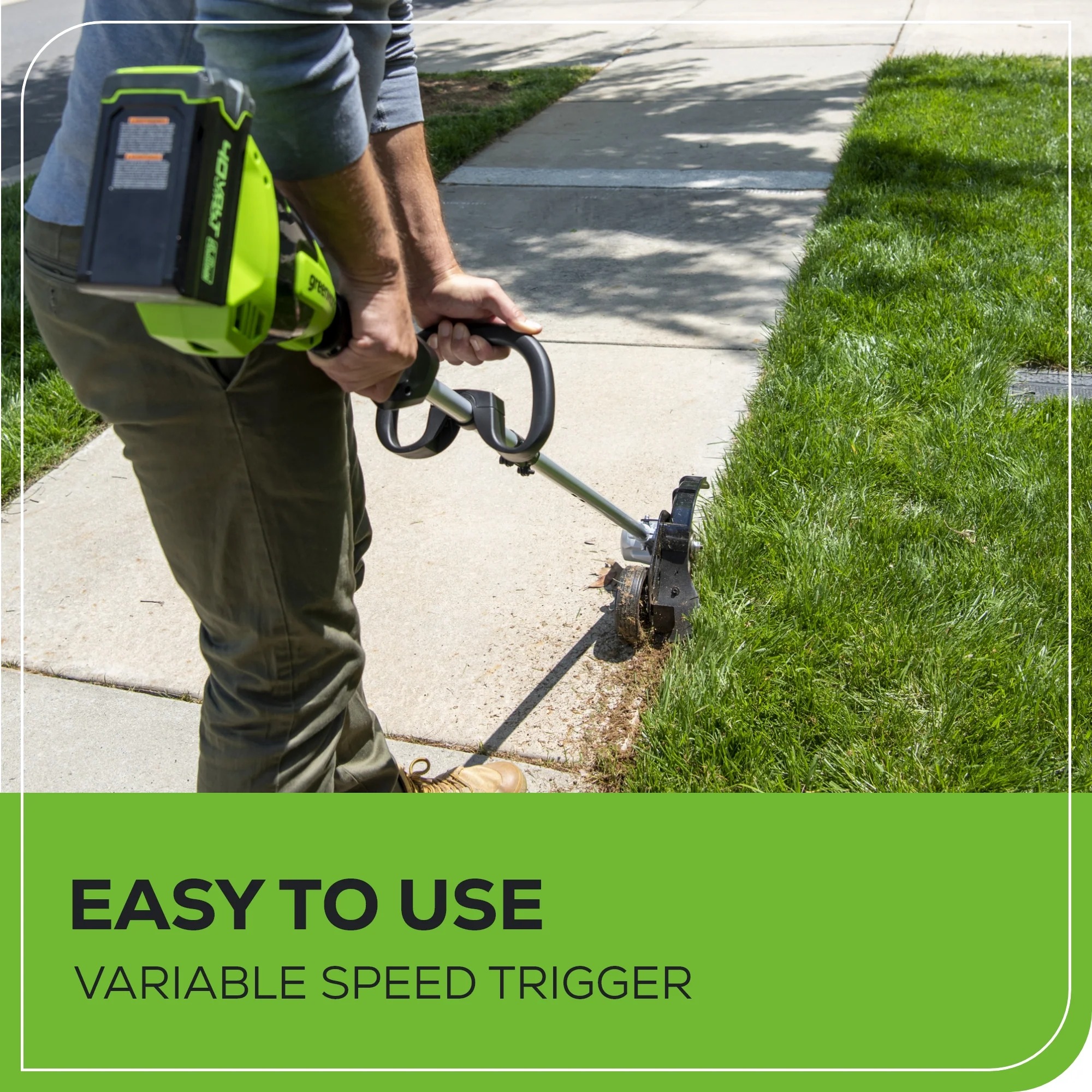 Greenworks 40V 200mm Edger Brushless Skin — image 6