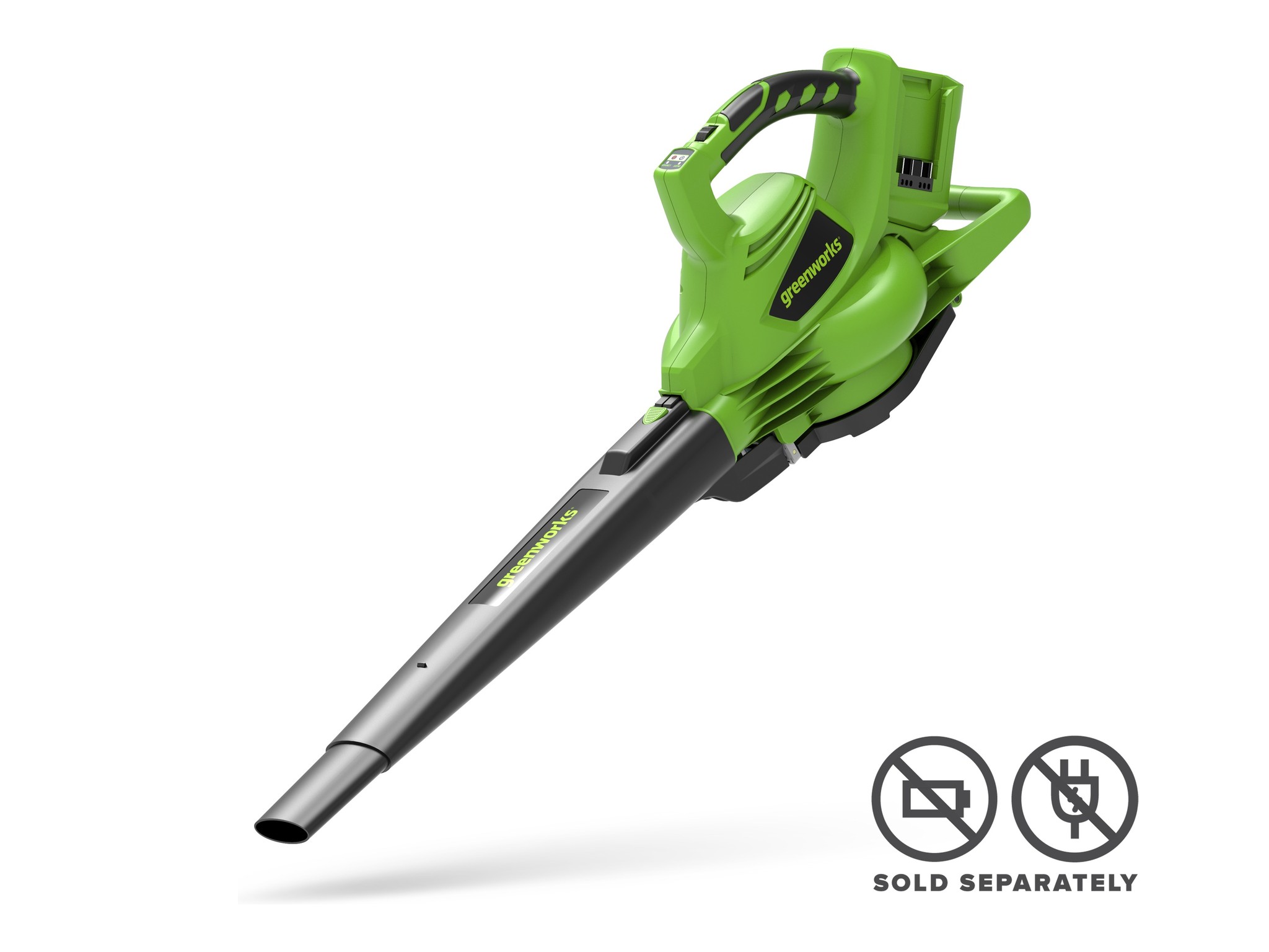 Greenworks 24Vx2 Blower Vac 328CFM Skin — image 1