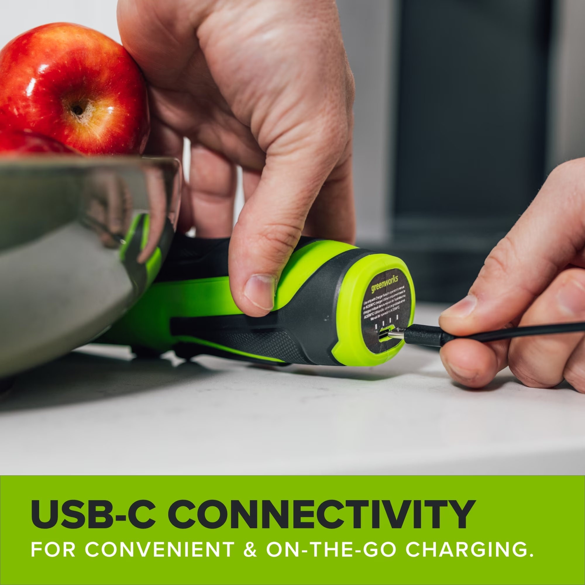 Greenworks 8V Dual-Position Screwdriver Kit — image 3