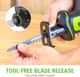 Greenworks 24V Compact Reciprocating Saw 2.0Ah Kit — image 5