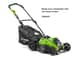 Greenworks 40V Lawnmower 460mm Blade to suit 2500407 — image 2