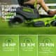 Greenworks Pro 80V Li-ion Zero Turn Ride-On Mower 107cm — image 7