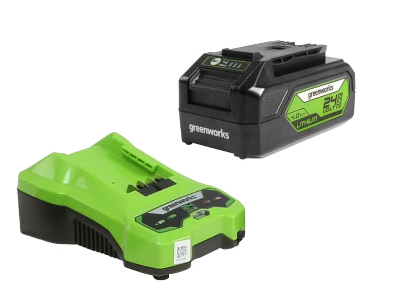 Greenworks 24V Battery & Charger 2 Piece Kit 4.0Ah — main product image