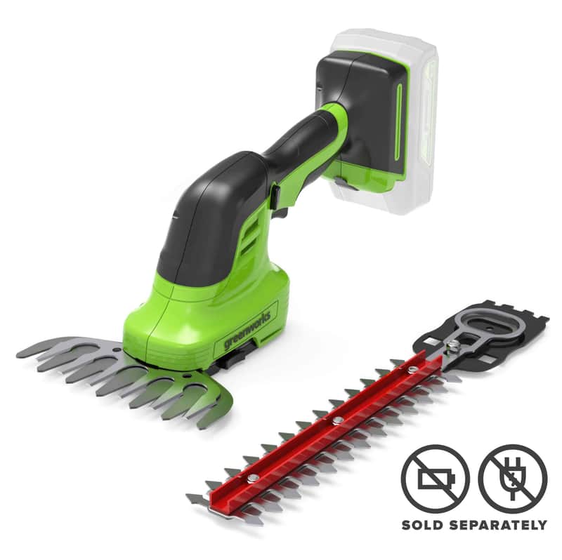 Greenworks 24V Cordless Shear Shrubber Skin — main product image