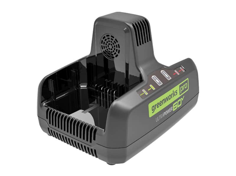 Greenworks 60V Li-Ion Battery Charger Dual Port — main product image
