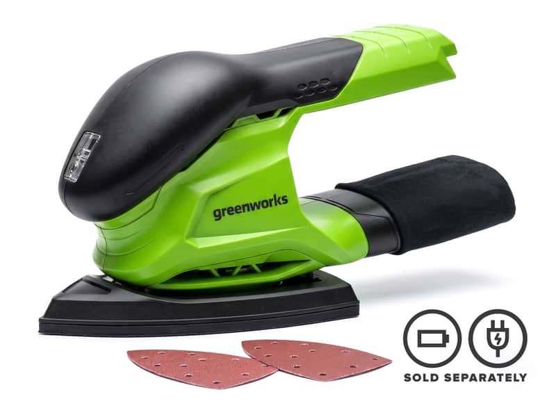 Greenworks 24V Detail Finishing Sander Skin — main product image