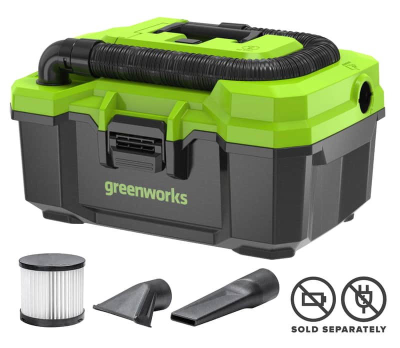 Greenworks 24V Wet & Dry Vac 450W 11L Brushless Skin — main product image