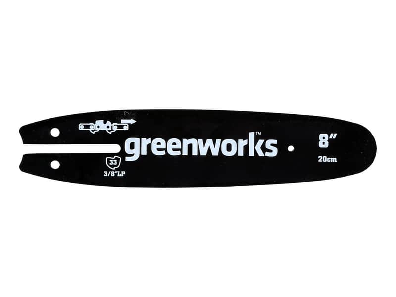 Greenworks 40V Pole Saw 8" Replacement Chain Guide Bar — main product image